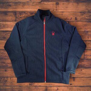 Spyder Men's Constant Full Zip Fleece Jacket / Black (WORN)